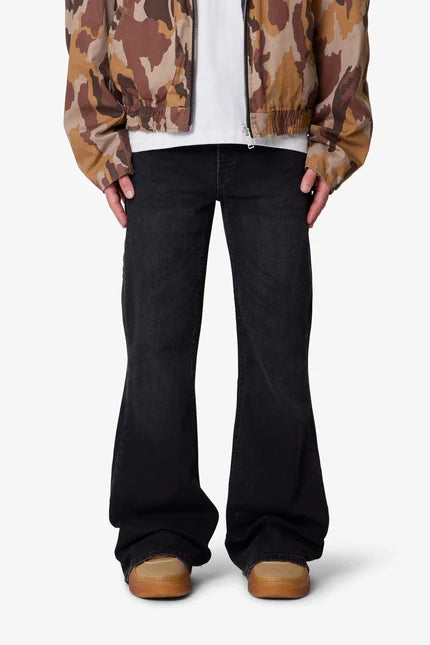 Super Flare Denim in Western Black