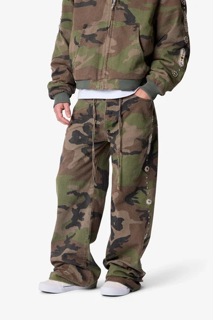 Ultra Wide Mojave Twill in Camo